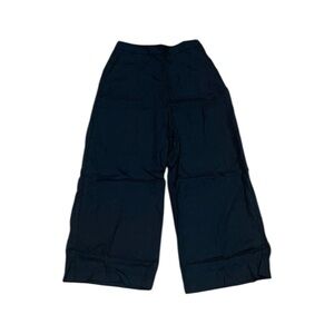 Vetta black cropped wide leg pants